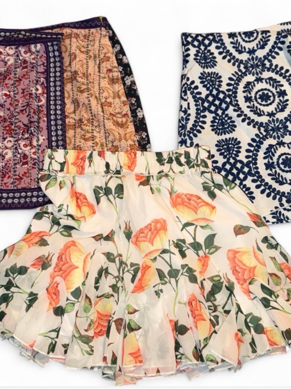 3-Pack Printed Mini Skirt Bundle | Women’s Size S